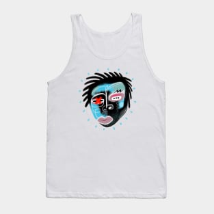 Abstract face Tank Top
